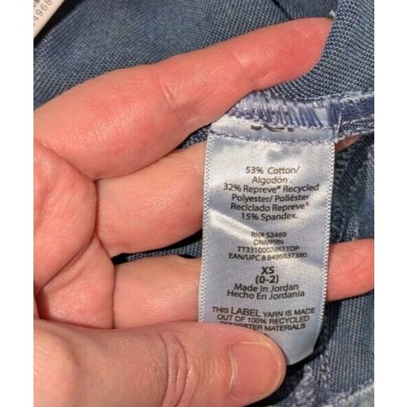 Time & Tru Jeggings XS 0 2 Women's Blue Floral High Rise Denim Jean Jeggings - Picture 10 of 10